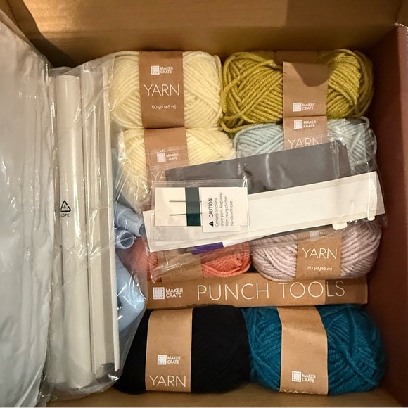 Kiwi Co Make it Yourself Punch Needle Pillow Kit DIY Handmade Home Decor Kit NIB - Picture 8 of 9